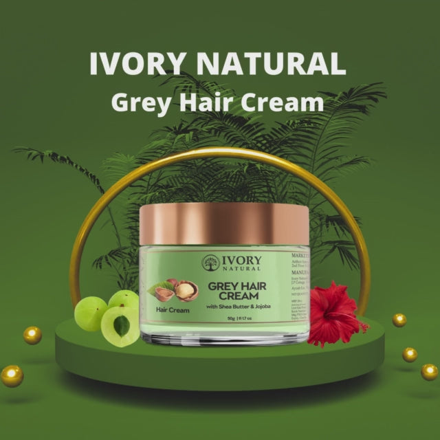 Ivory Natural Grey Hair Cream Video