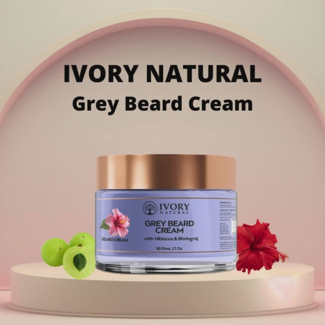 Ivory Natural Grey Beard Cream Video