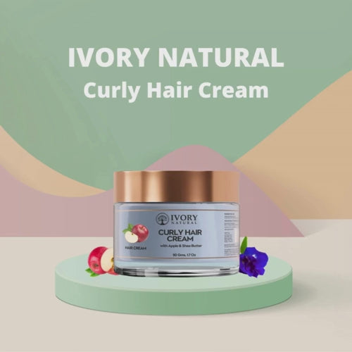 Video of Ivory Natural Curly Hair Cream