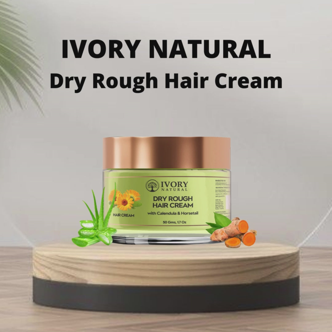 Ivory Natural Dry Rough Hair Cream Video