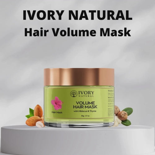 Video of Ivory Natural Hair Volume Mask