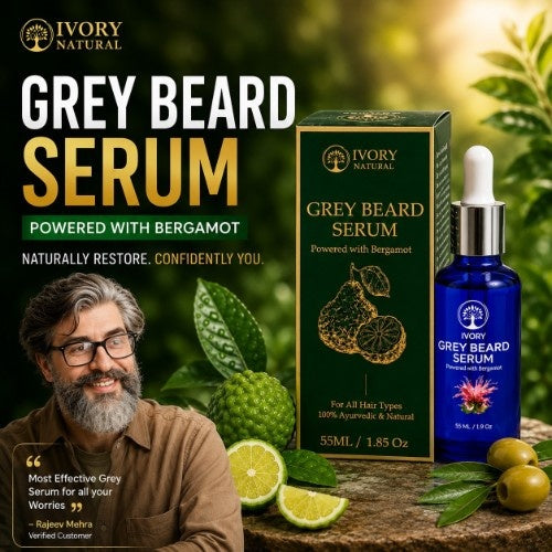 Ivory Natural Grey Beard Serum Video