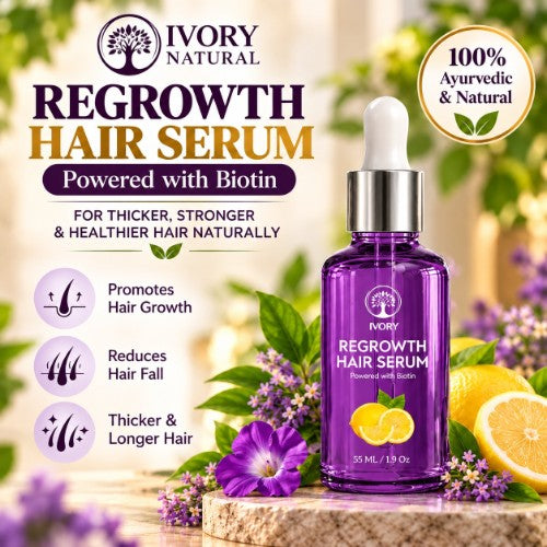 Video of Ivory Natural Regrowth Hair Serum