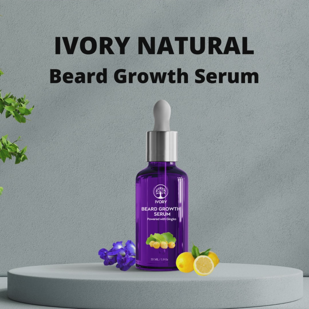 Ivory Natural Beard Growth Serum Video