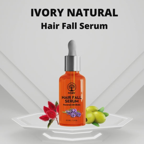 ivory natural hair fall hair serum video