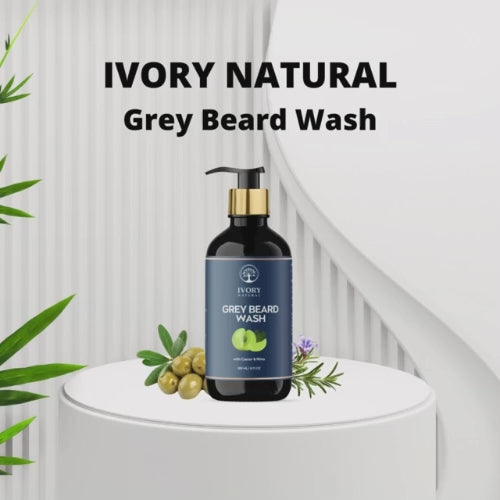 Video of Ivory Natural Grey Beard Wash