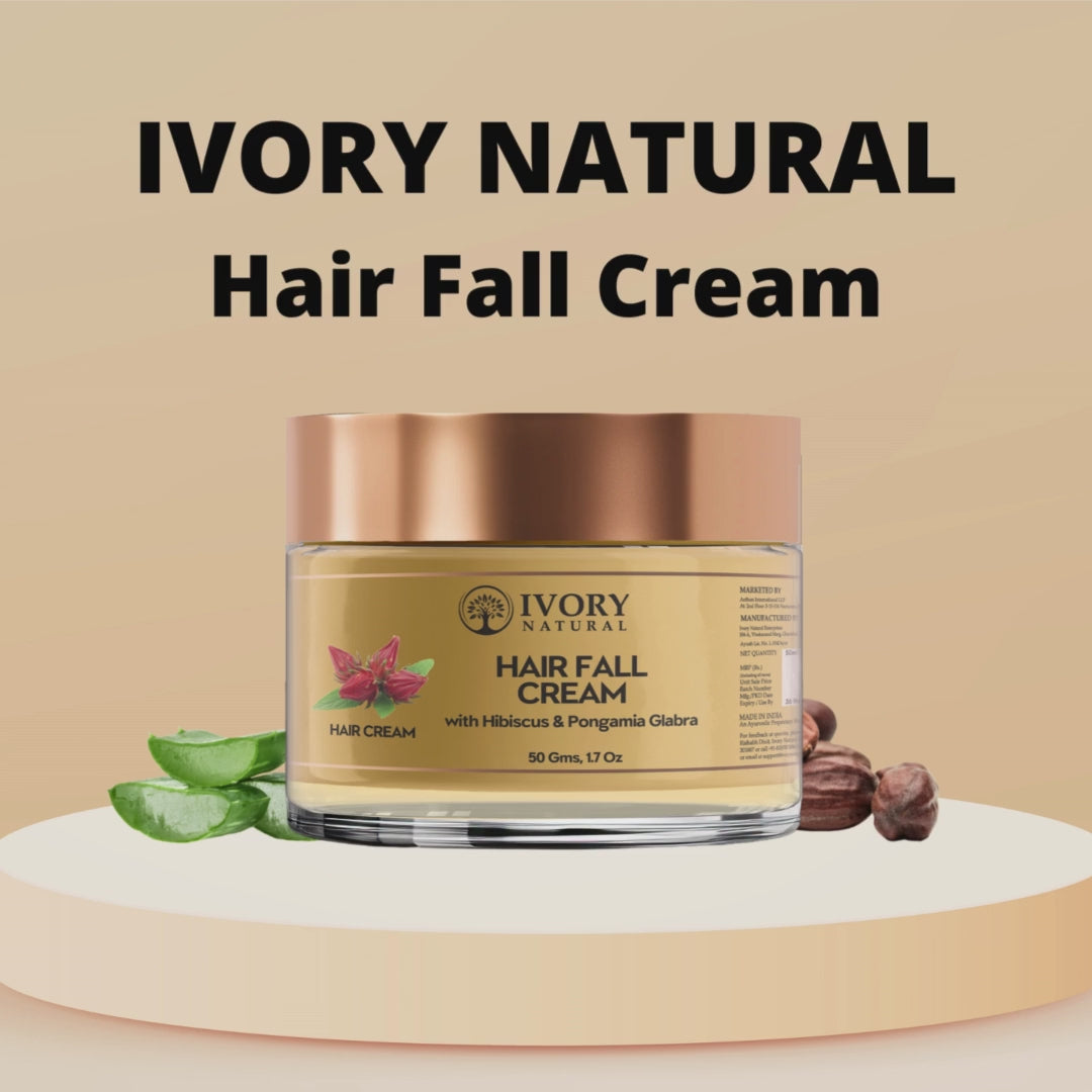 IVORY NATURAL Hair Fall Cream Video
