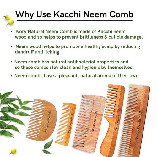 Beard Neem Kacchi Wooden Comb